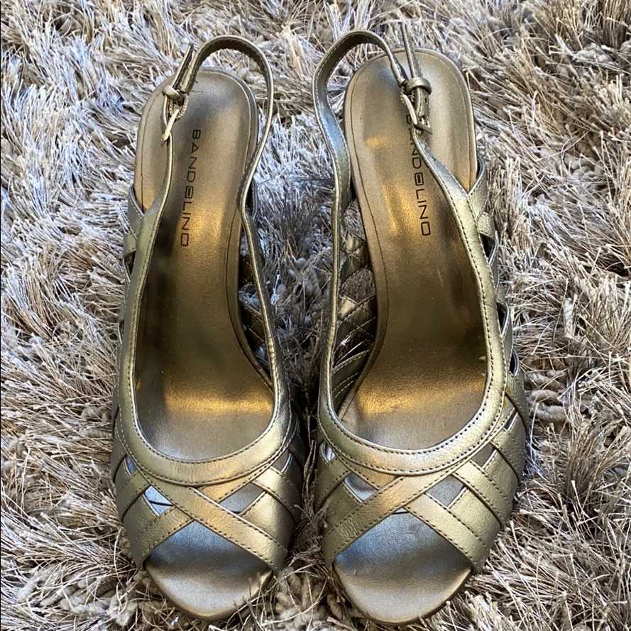 Bandolino Heels Pewter Dark Silver Color